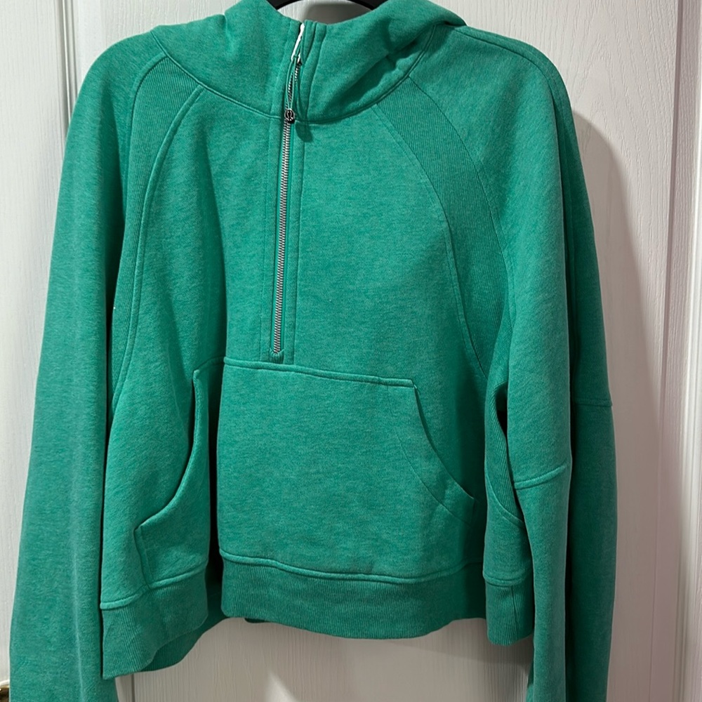 Scuba Oversized Half Zip Hoodie